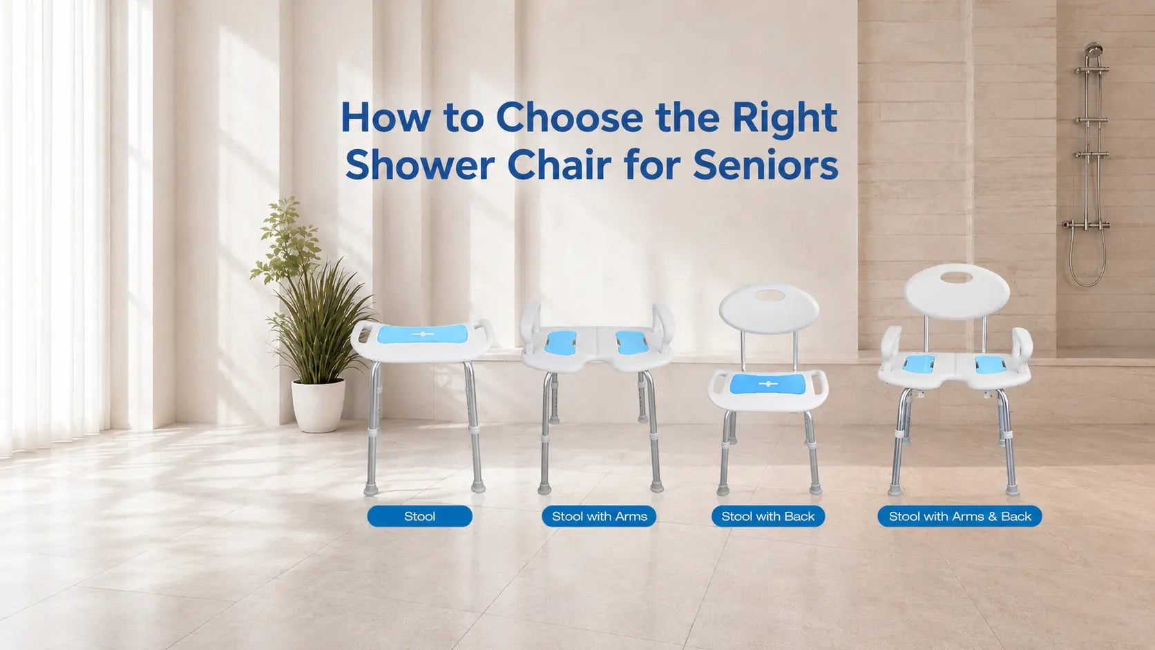How to Choose the Right Shower Chair for Seniors