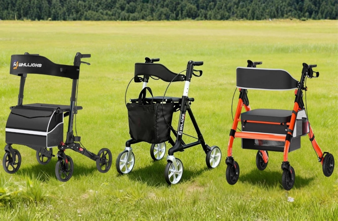 Best Rollator Walker with Seat and Basket | WHLICKS