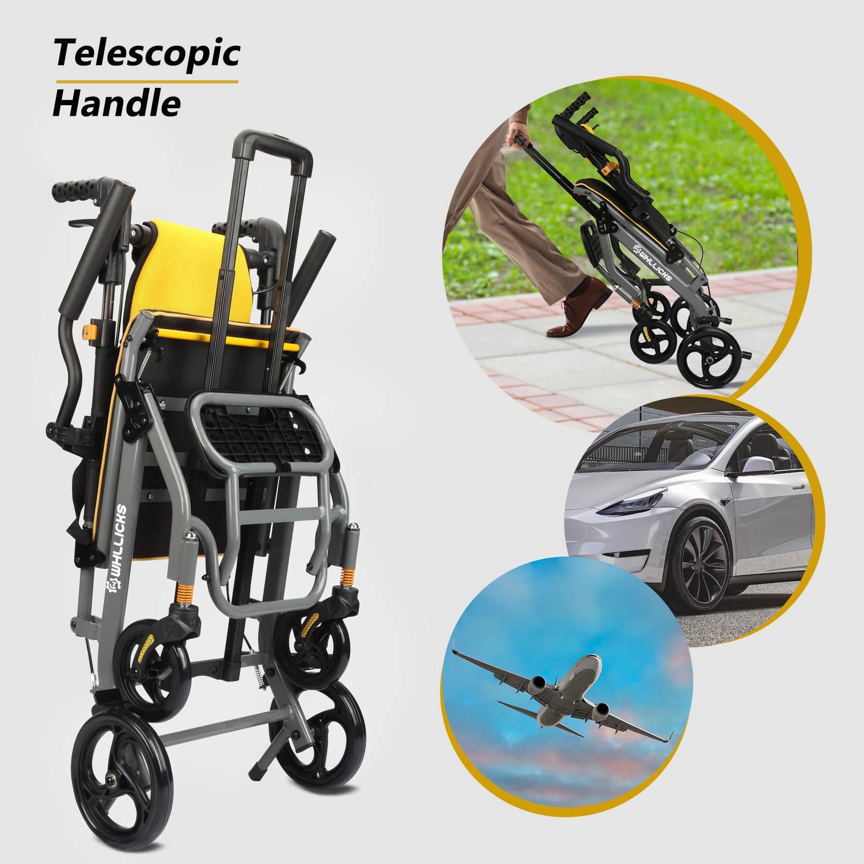 wheelchair handle extenders