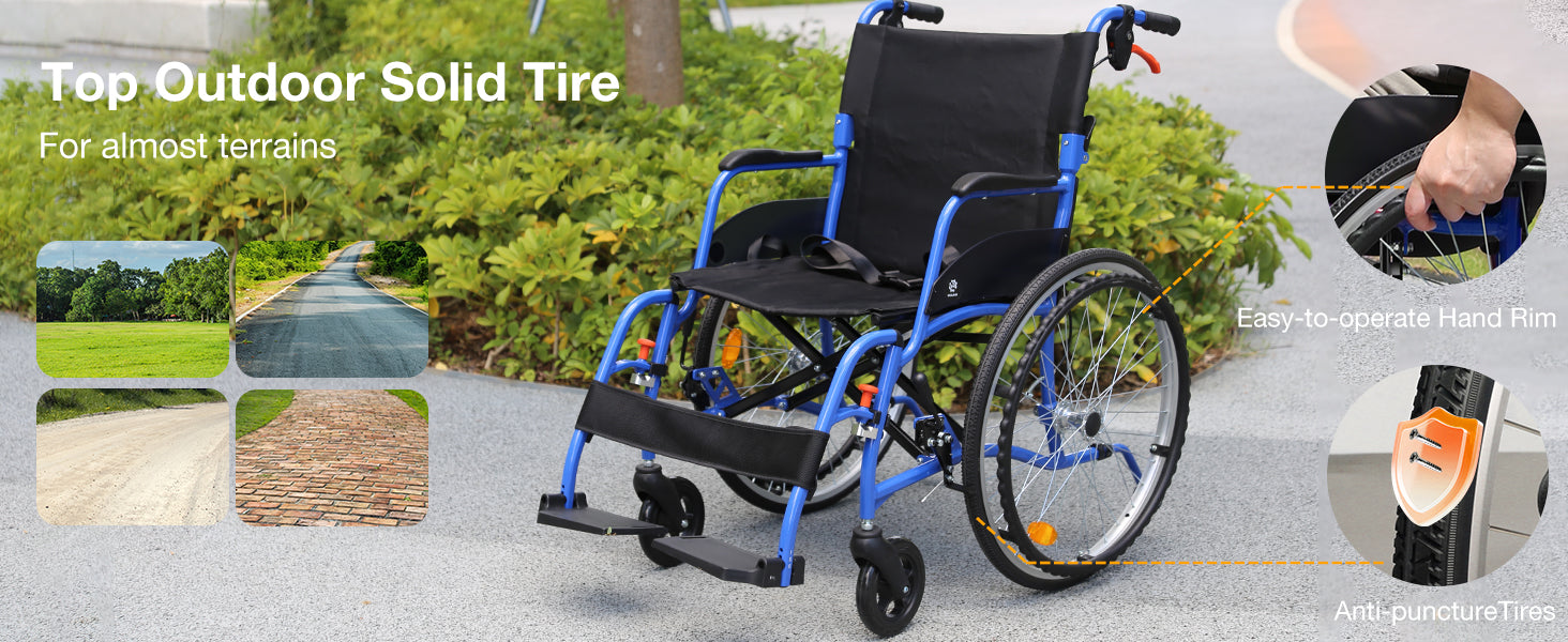 Whlicks is top outdoor solid tire for almost terrains