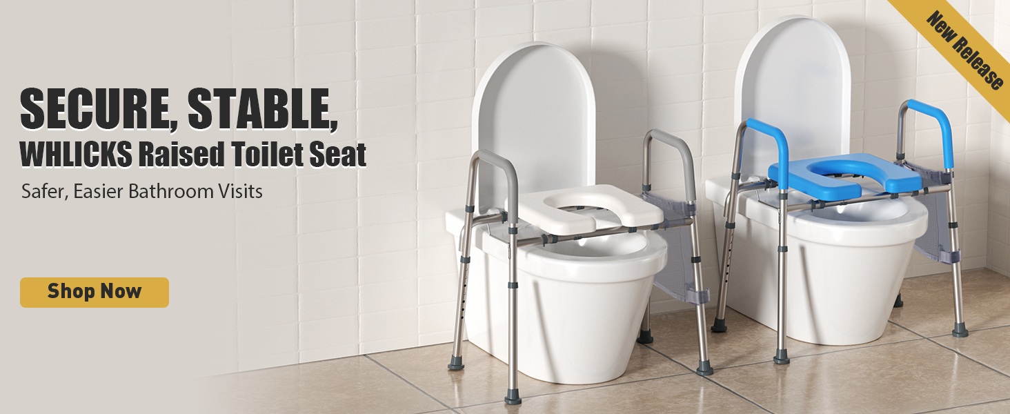 stable raised toilet seat