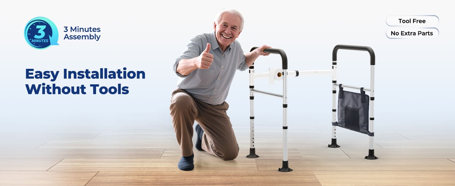 Whlicks assembles easily in an effortless installation and tool-free assembly.