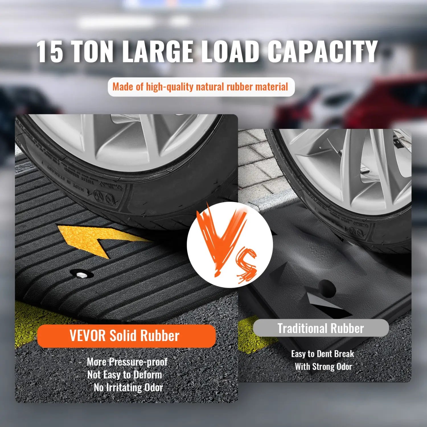 Rubber Threshold Ramp for Wheelchairs & Mobility Scooters