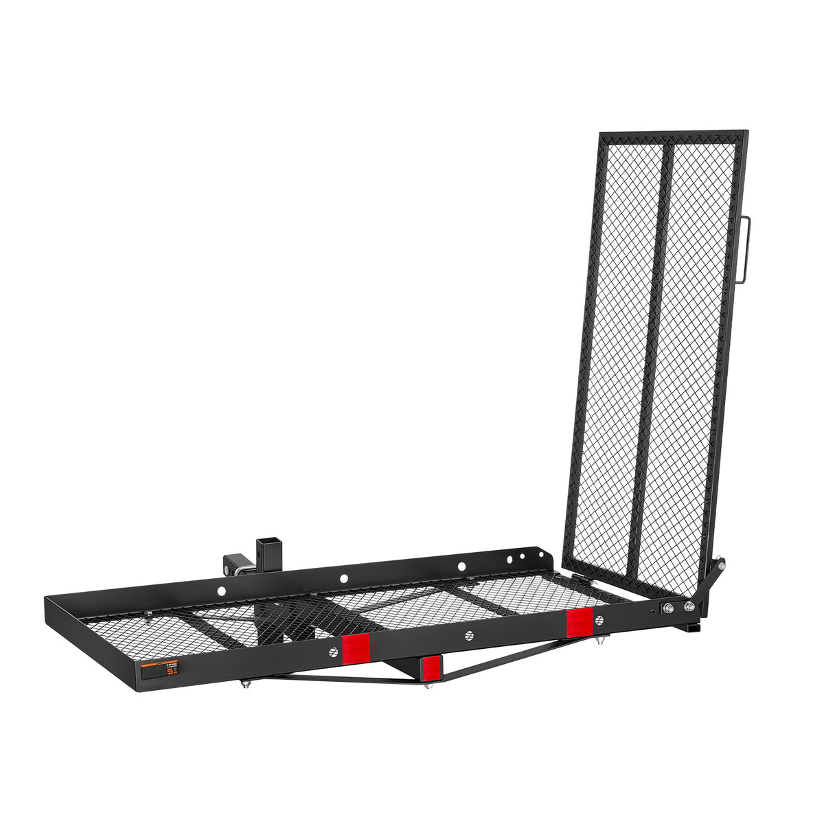 500 lbs hitch mount wheelchair carrier with mobility scooter on SUV