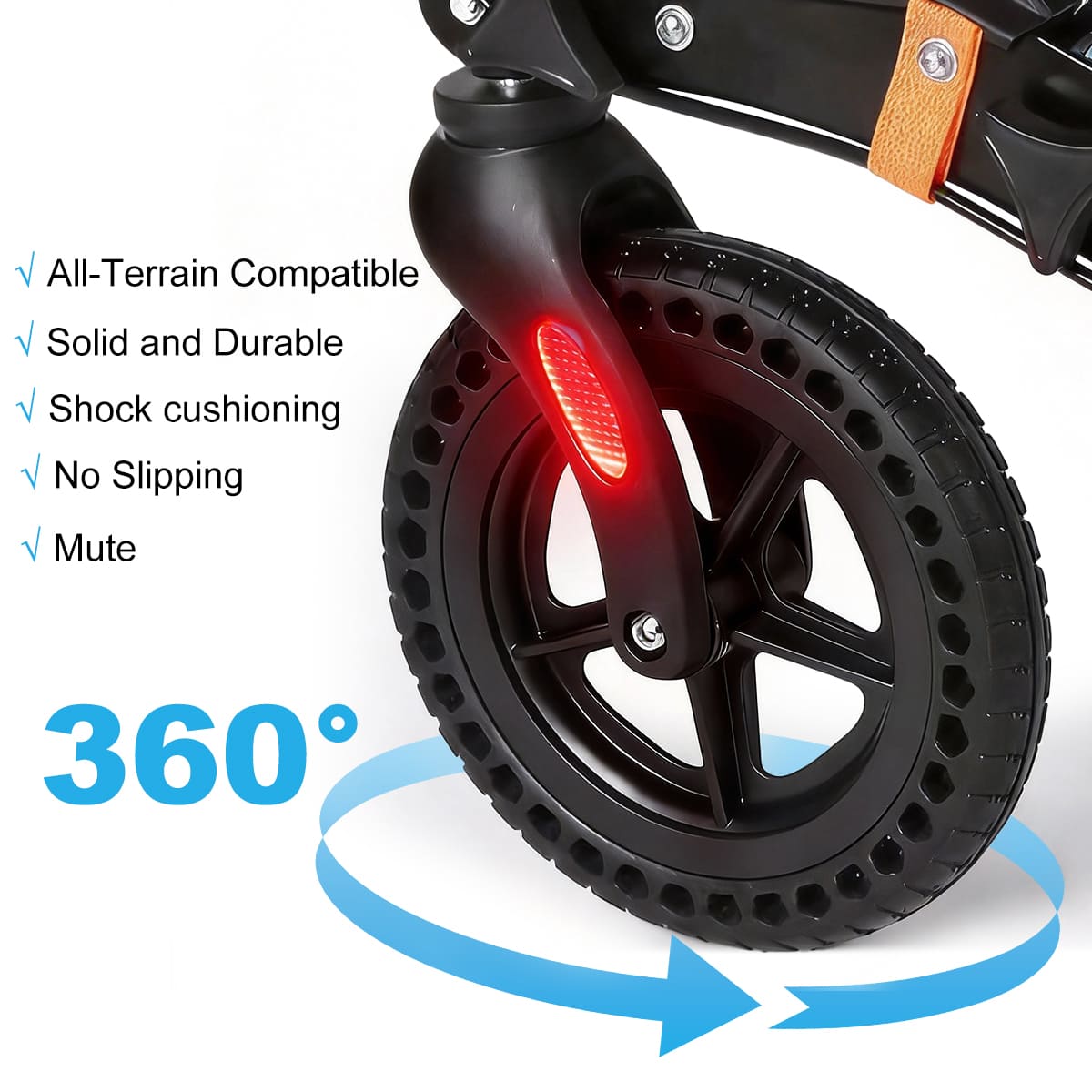 All-terrain compatible wheels