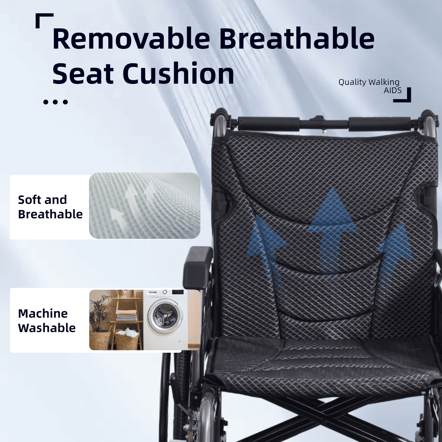 Multi-Functional Lightweight Wheelchair – Designed for Comfort & Independence