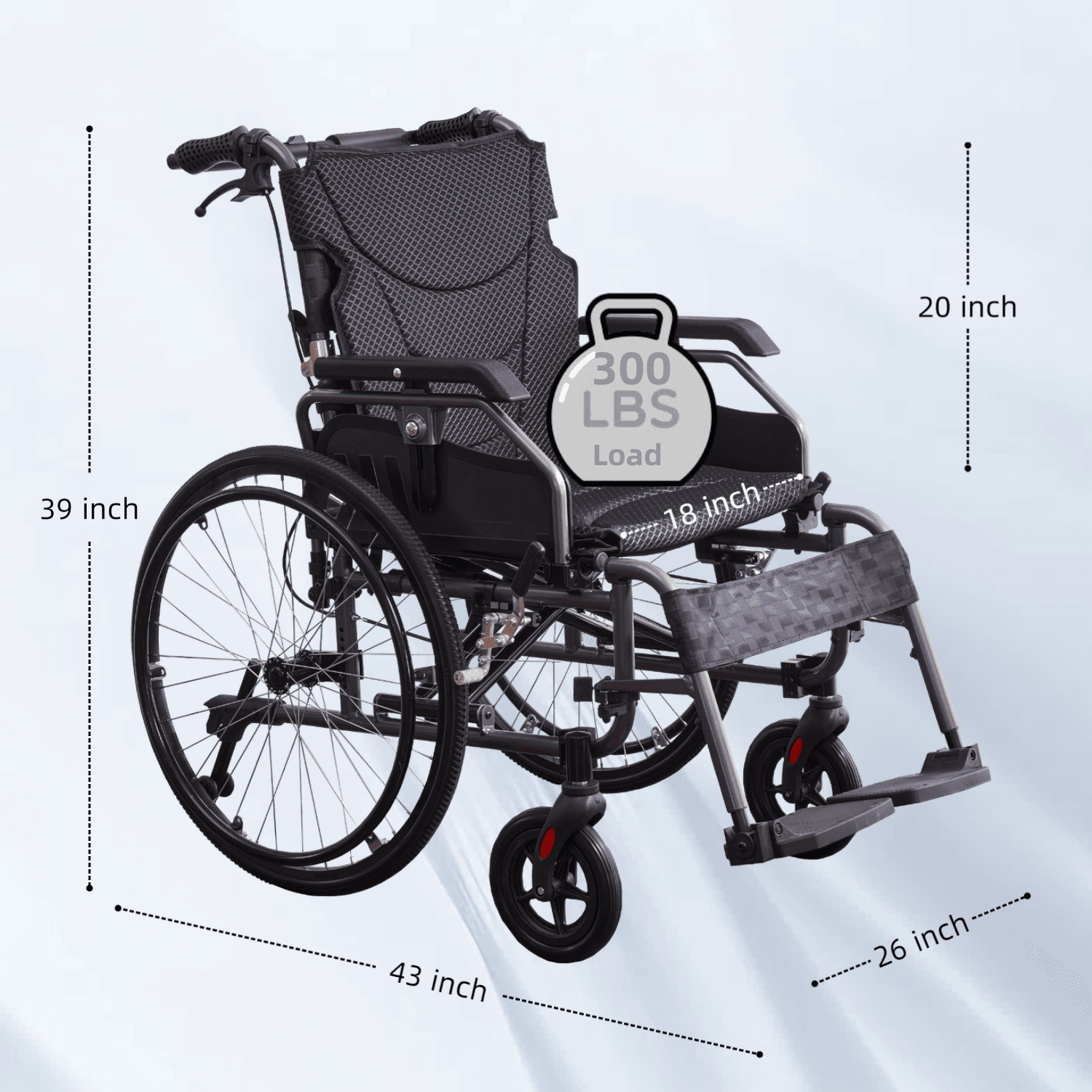 Multi-Functional Lightweight Wheelchair – Designed for Comfort & Independence