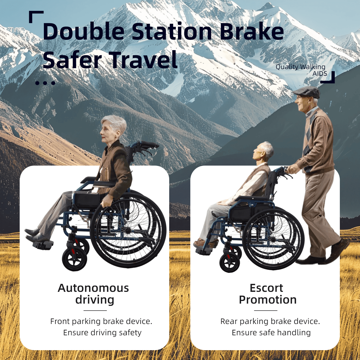 Multi-Functional Lightweight Wheelchair – Designed for Comfort & Independence