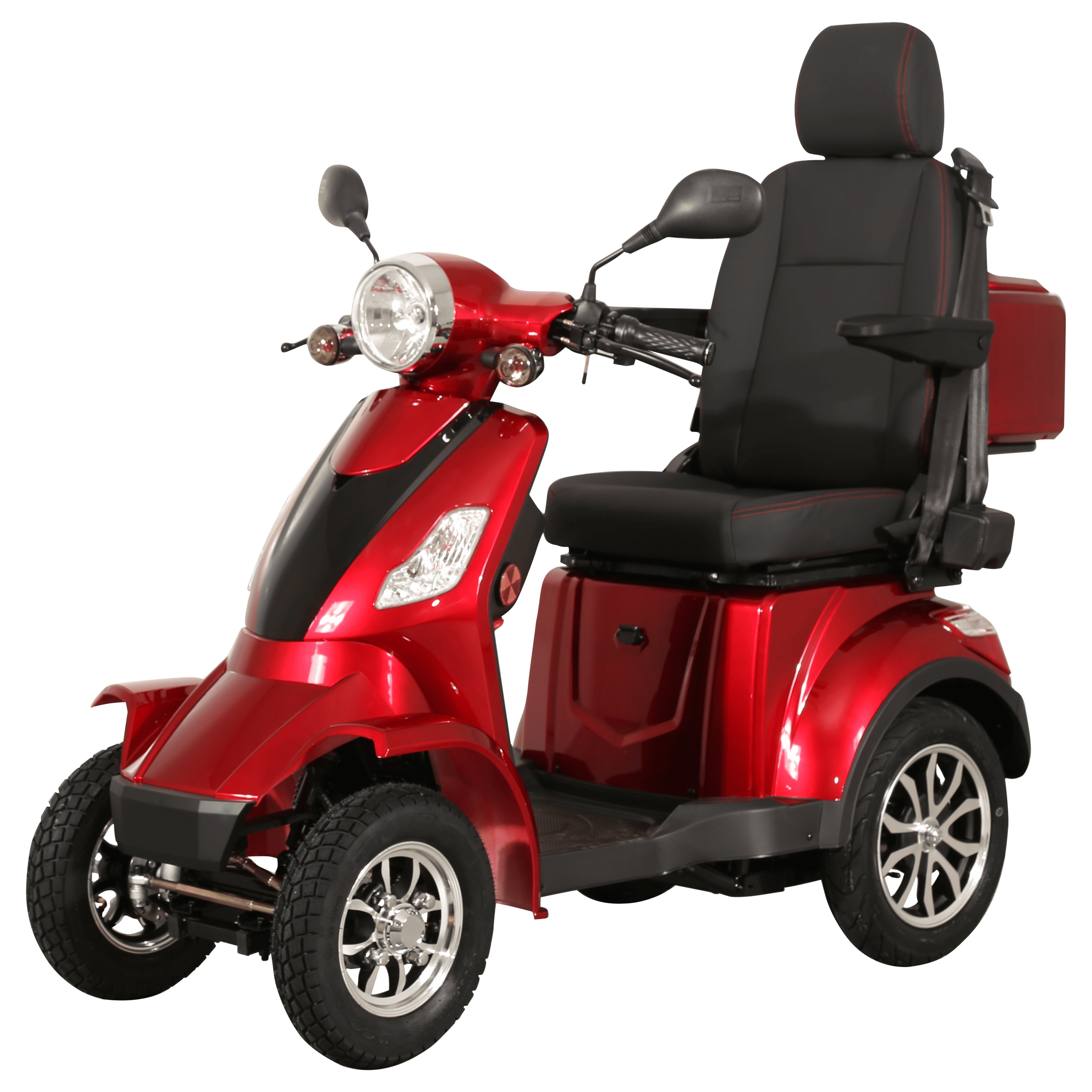 Veloinno Four Wheel Mobility Scooter for Seniors Long Range Comfortable Travel Mobility