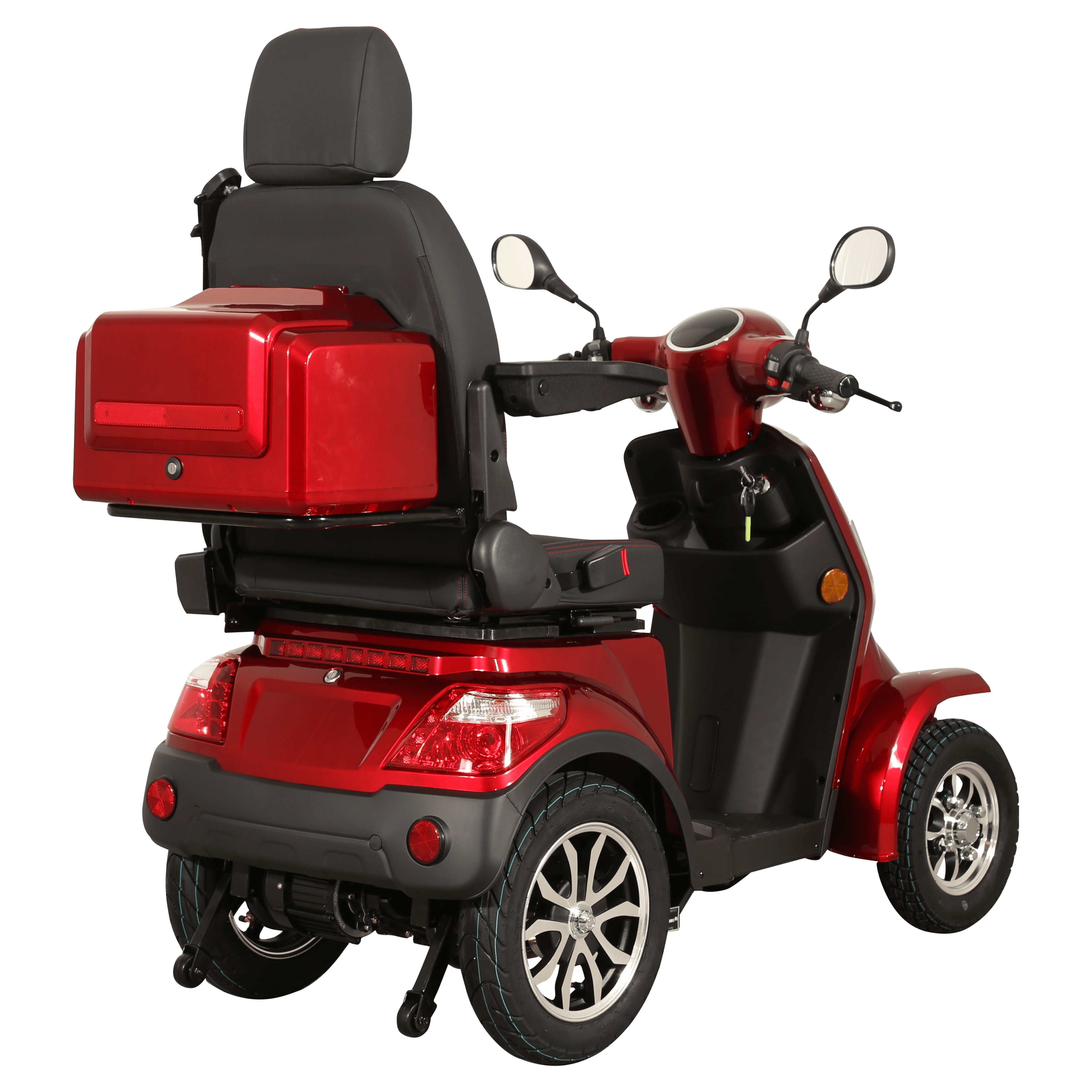 Veloinno Vierrad-Elektromobil für Senioren - Große Reichweite, komfortables Reisen