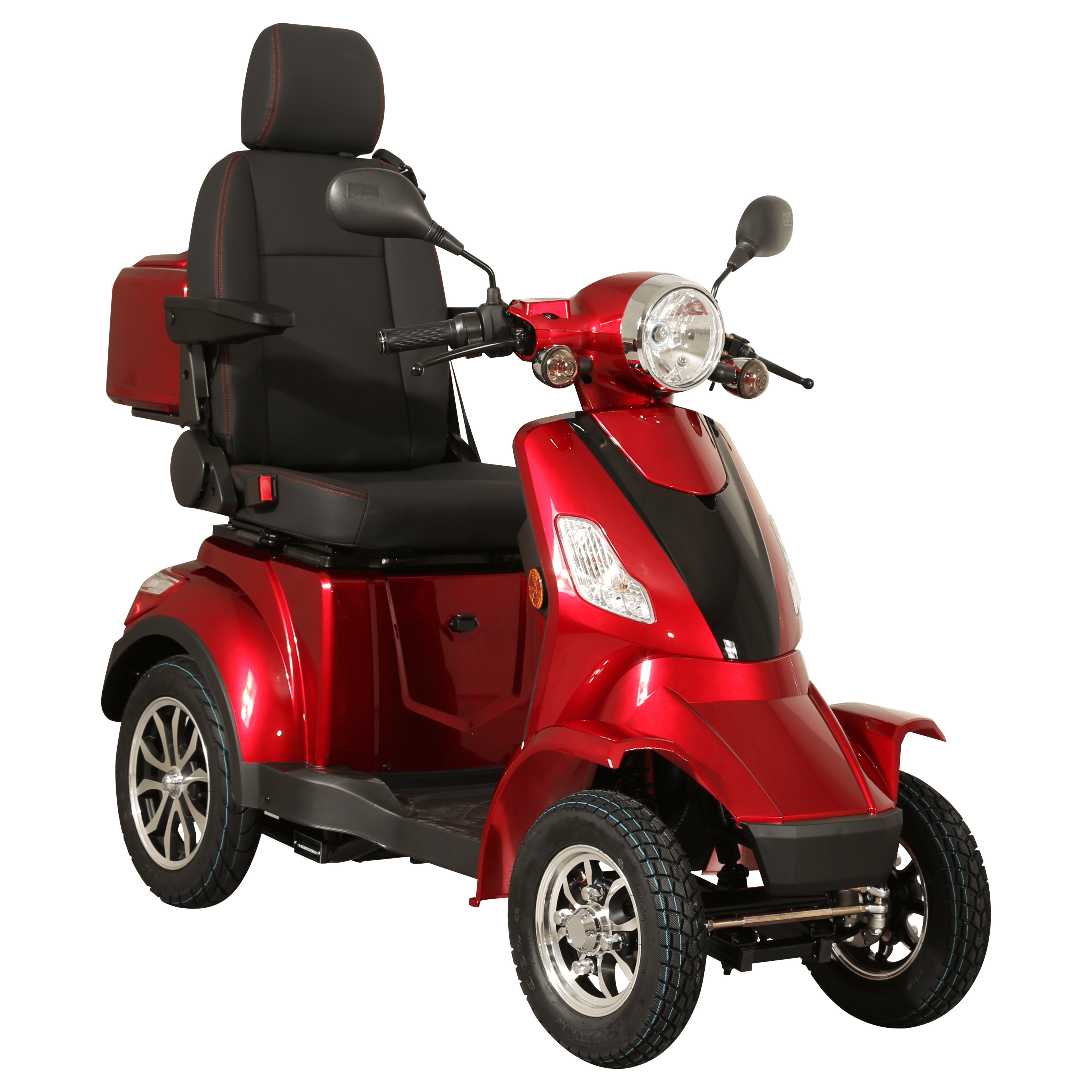 Veloinno Four Wheel Mobility Scooter for Seniors Long Range Comfortable Travel Mobility