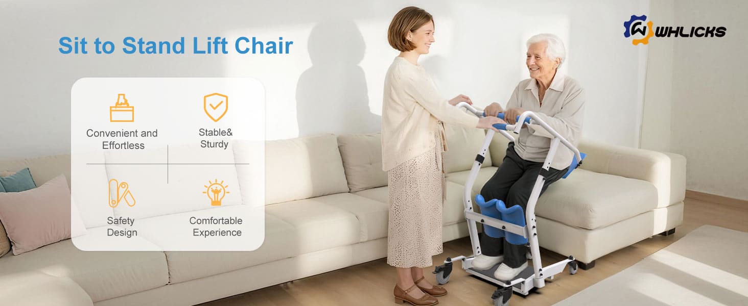 Whlicks Sit to Stand Lift Chair makes walking attainable