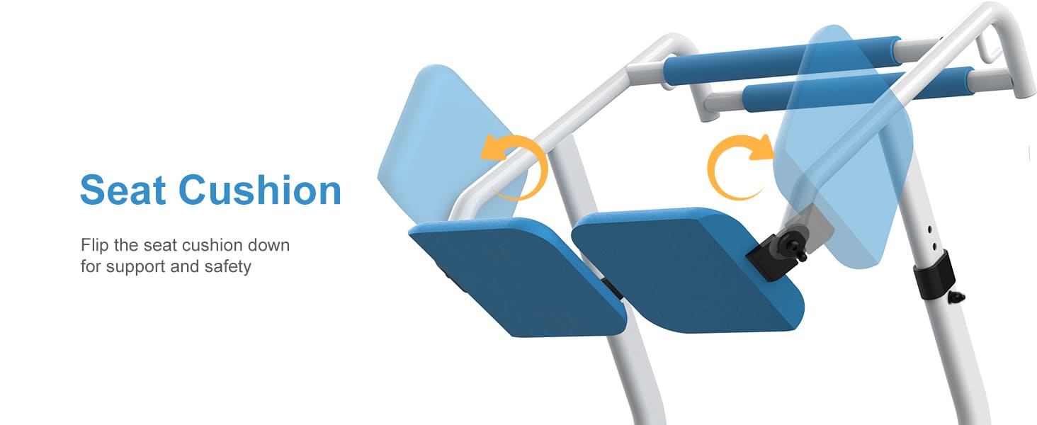 Whlicks walkers provide Seat Cushion for safty