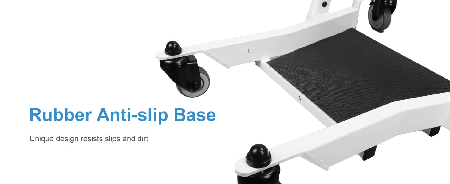 Whlicks Walkers with rubber anti-slip base resists slips and dirt.