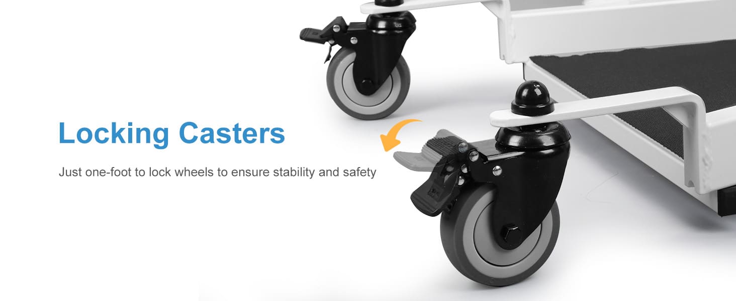 Whlicks walkers provide Locking casters ensure stability