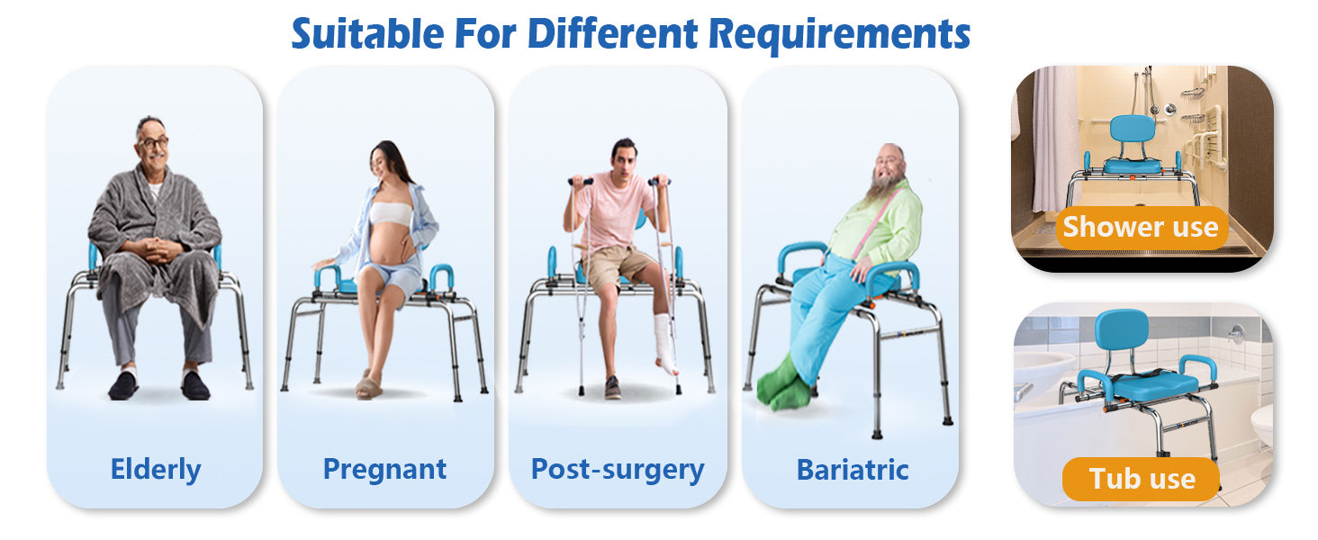 shower chair for elderly and pregnant