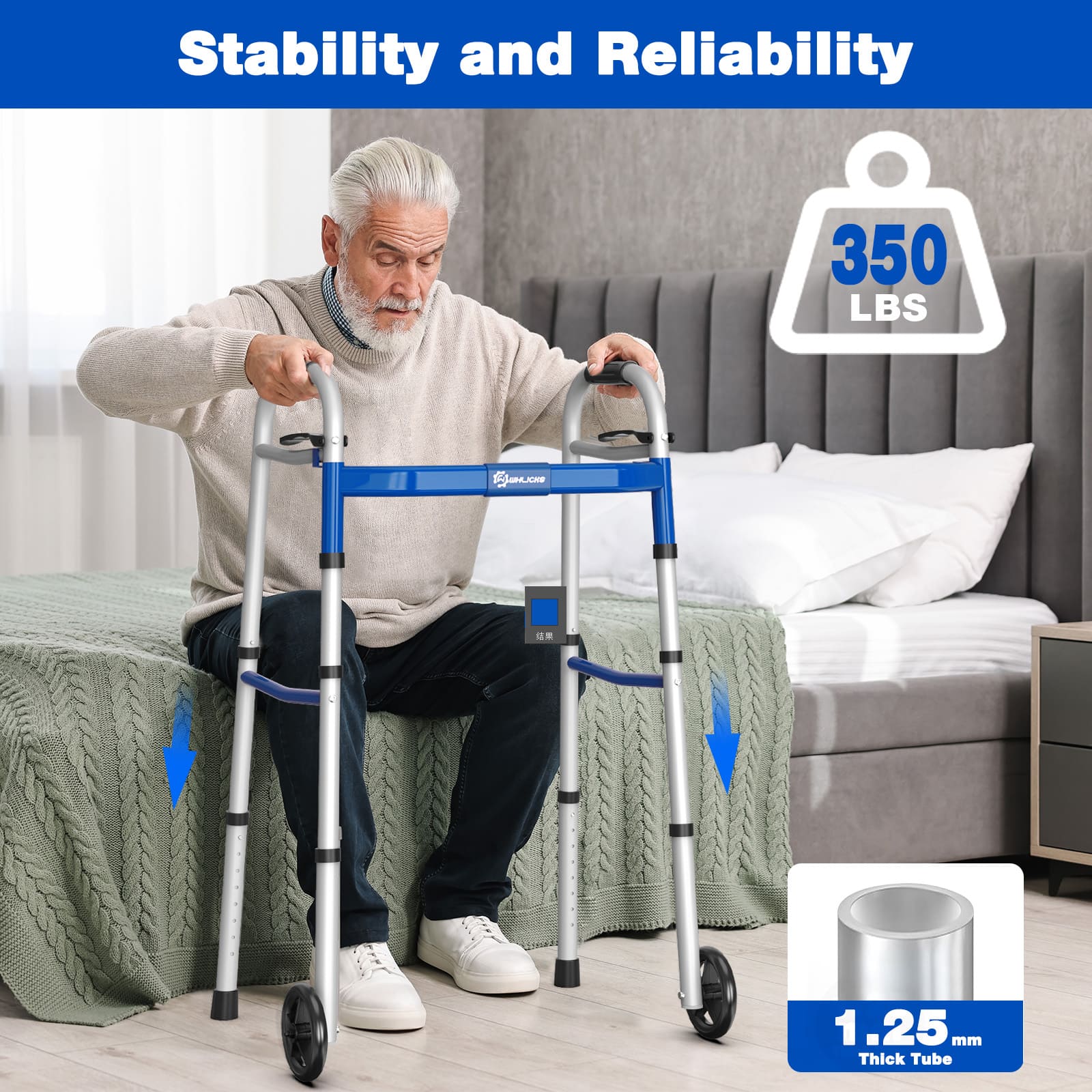 walker supports 350lbs