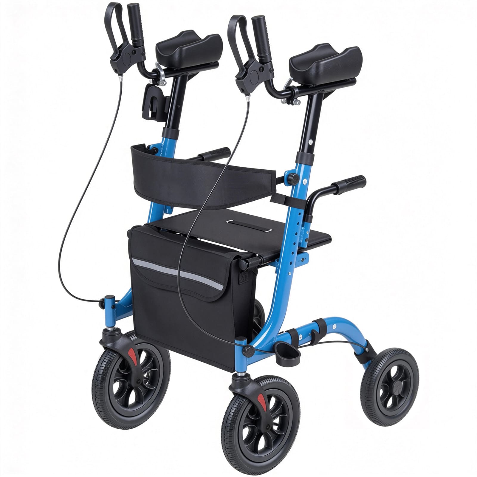 All-Terrain 2-in-1 Rollator Walker with Seat
