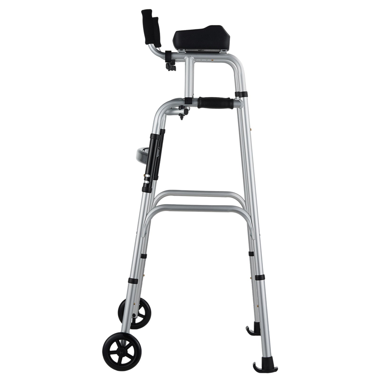 Vevor Premium 2-in-1 faltbarer Gehwagen mit Armlehnen