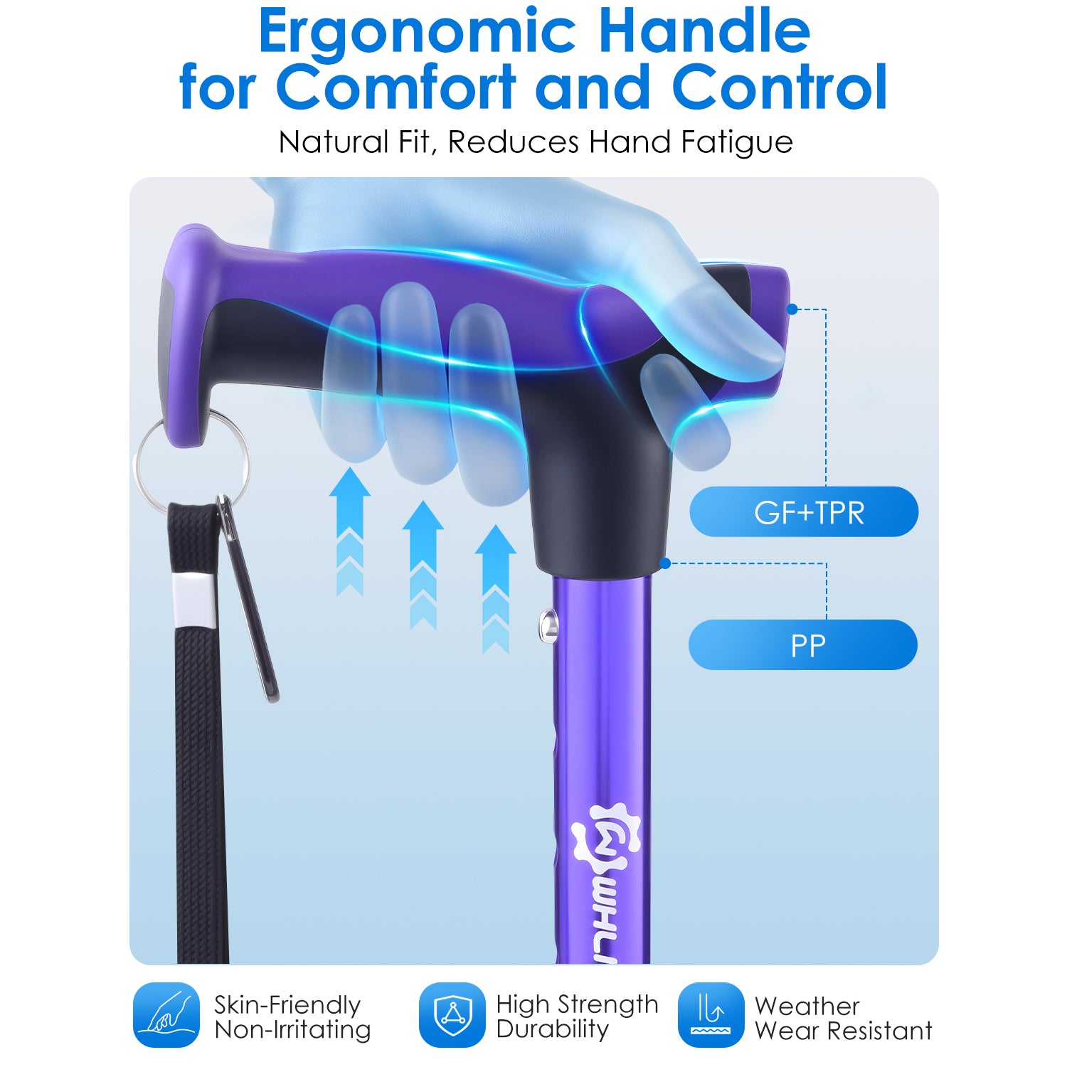 Ergonomic handle#color_purple