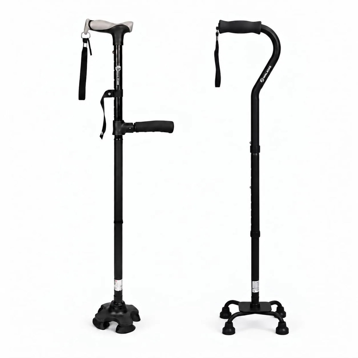 Walking Cane Bundle, Adjustable Mobility Cane for Seniors