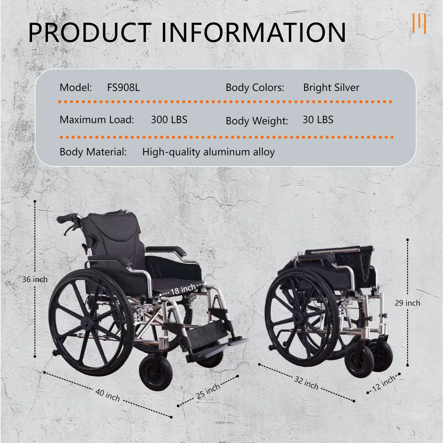 foldable wheelchair