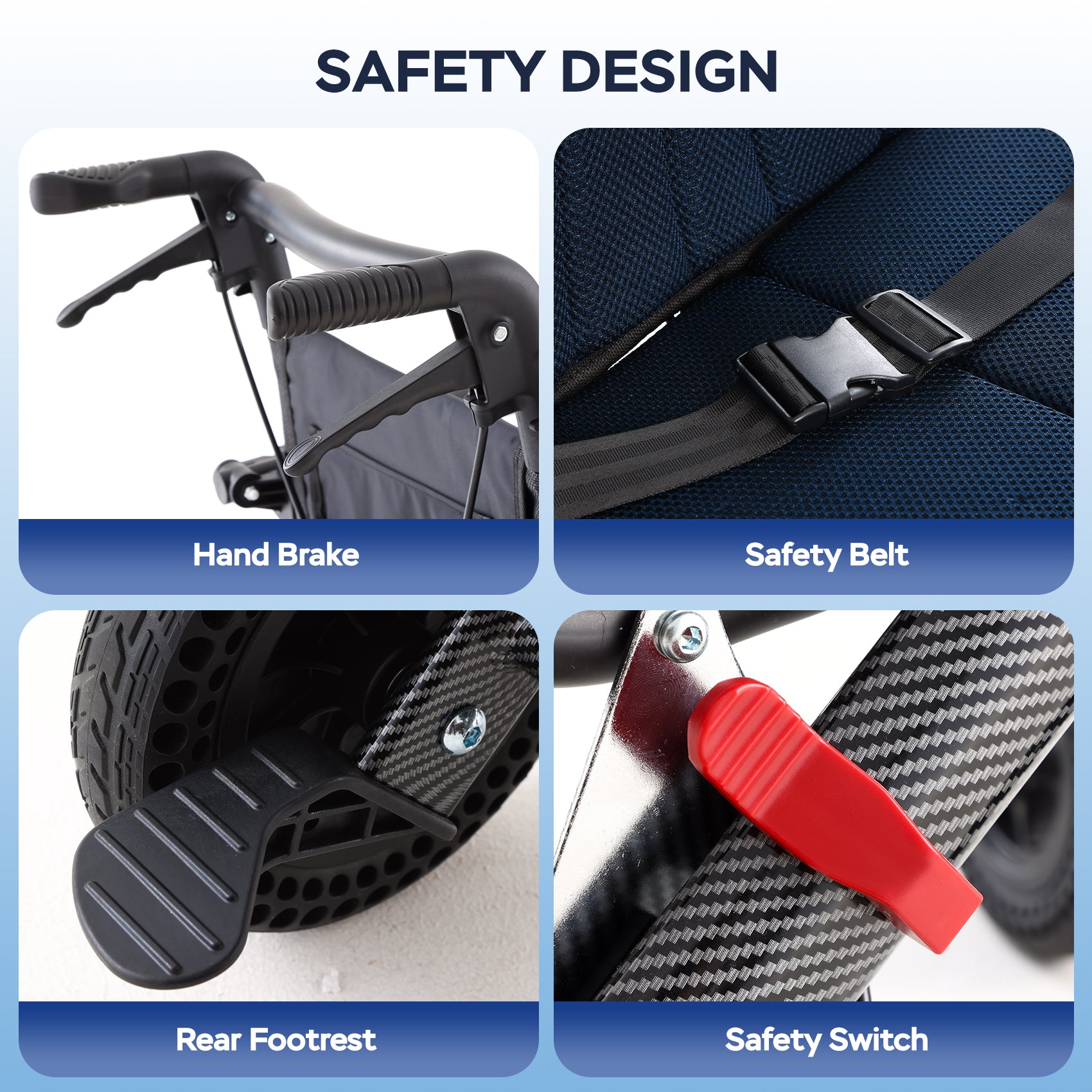 2-in-1 Transport Wheelchair & Shower Chair