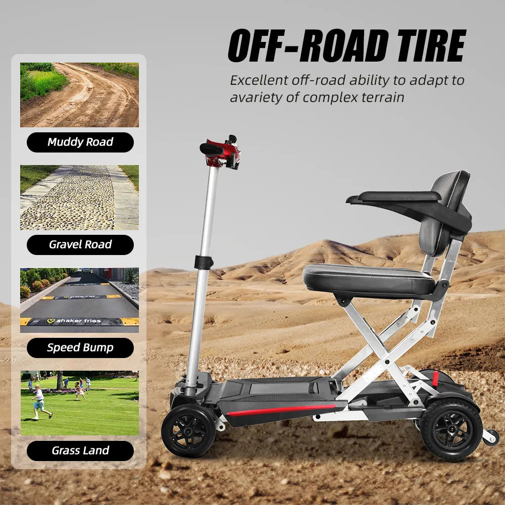 foldable electric scooter with seat