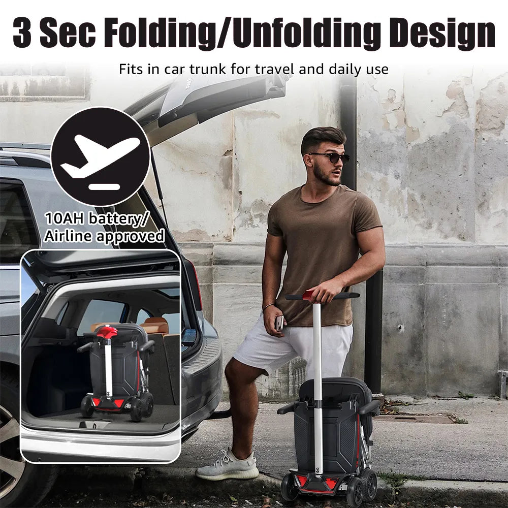 folding mobility scooter for seniors