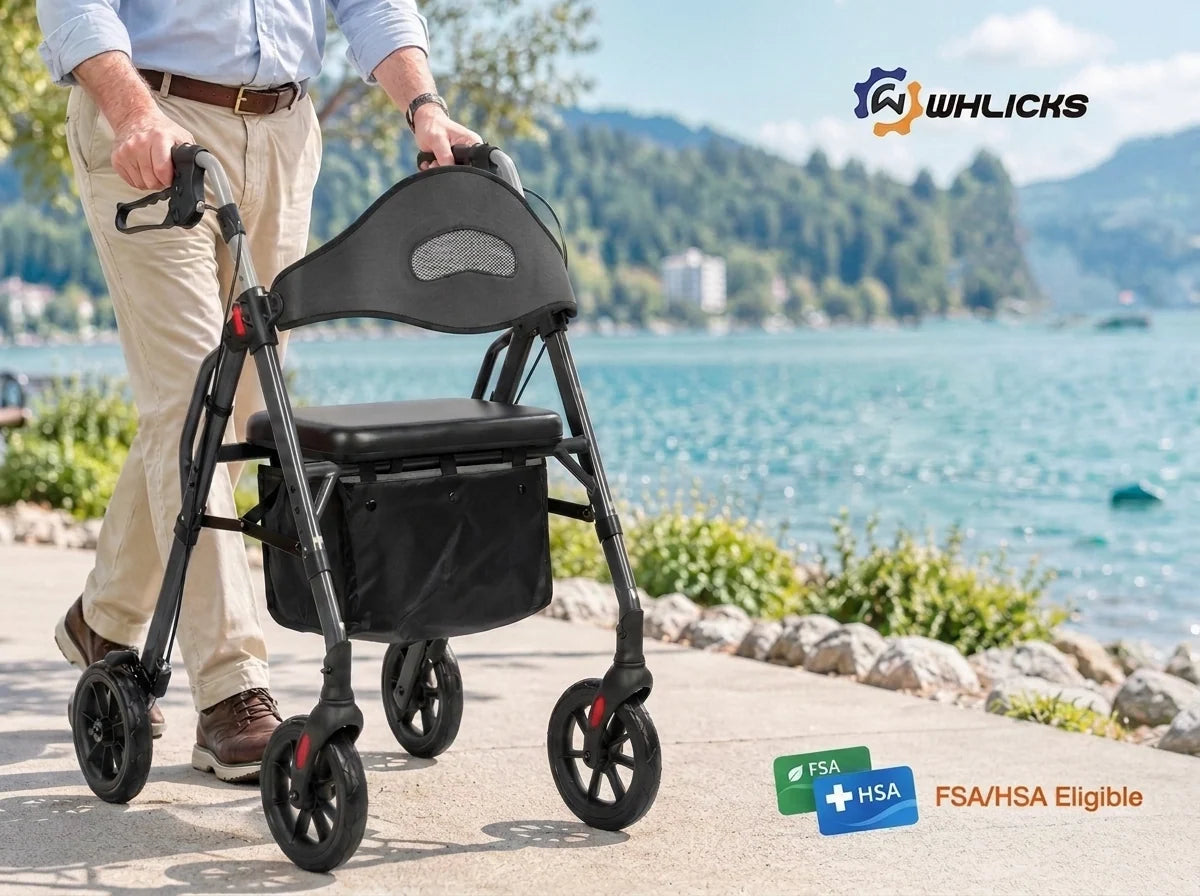 Best Rollator Walker with Seat: Adjustable Comfort for Everyday Outings