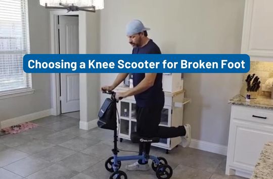 The Ultimate Guide to Choosing a Knee Scooter for Broken Foot | WHLICKS