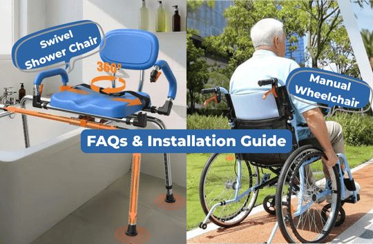 Manual Wheelchair & Shower Chair: FAQs and Installation Guide | WHLICKS