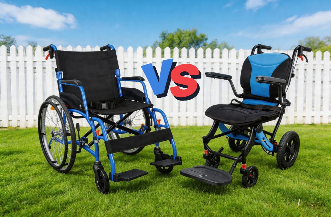Travel Wheelchairs vs Transport Wheelchairs: What’s the Difference?