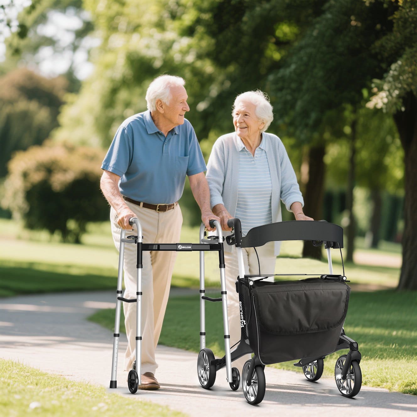 Standard Walkers for Seniors | Best 2-Wheel Walker – WHLICKS