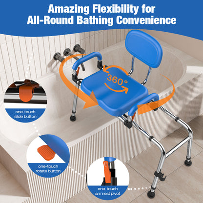 rolling shower chair