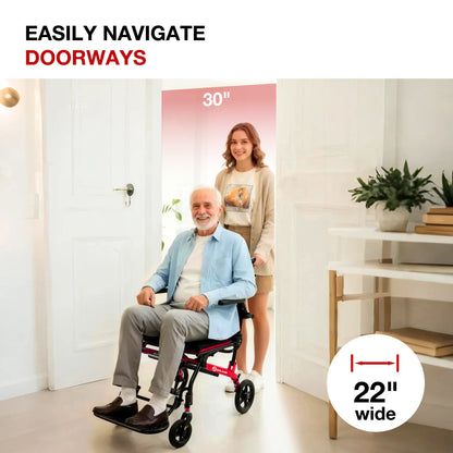 Telescopic Pull Rod for Travel #color_red