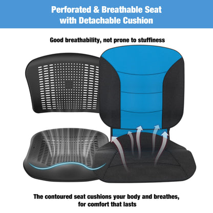 A04S Foldable Wheelchair – Ergonomic Travel Chair with 11″ All-Terrain Wheels