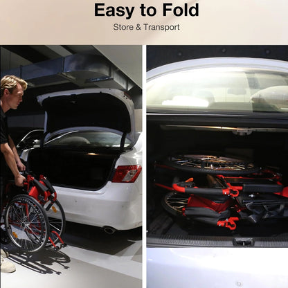 Premium Manual Wheelchair – 6 Colors, Lightweight & Ergonomic