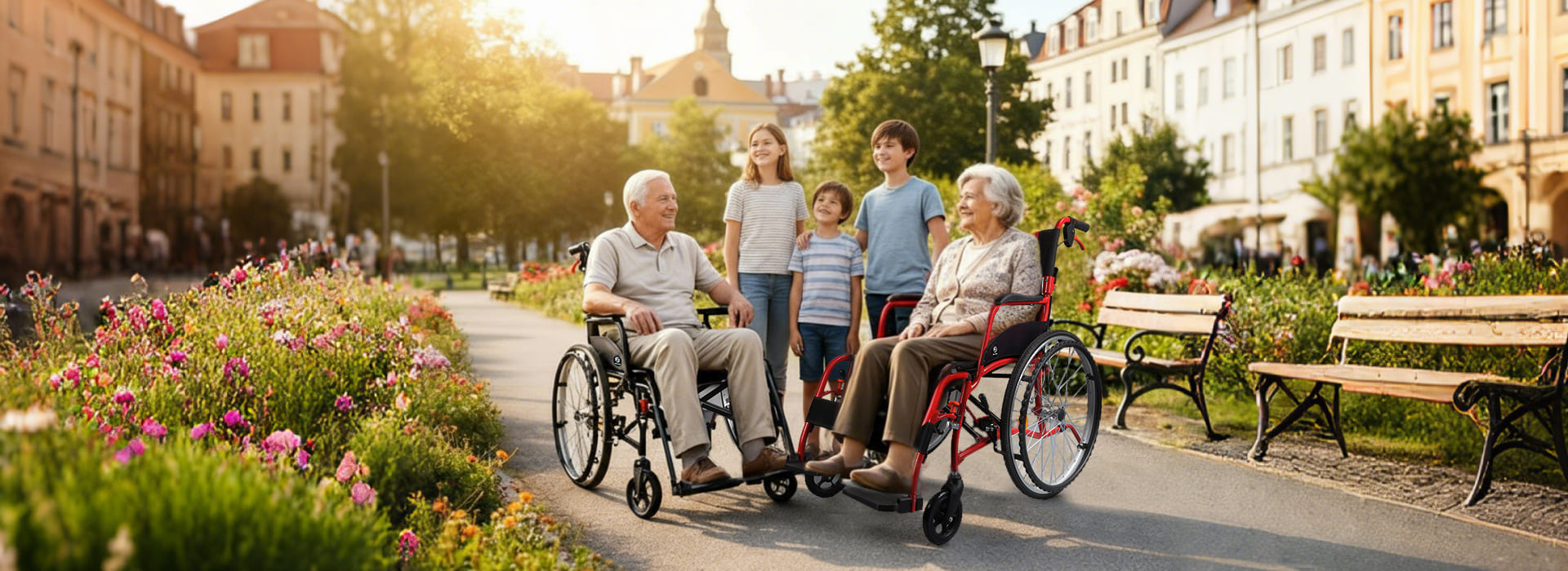 Load video: How to adjust rollator walker