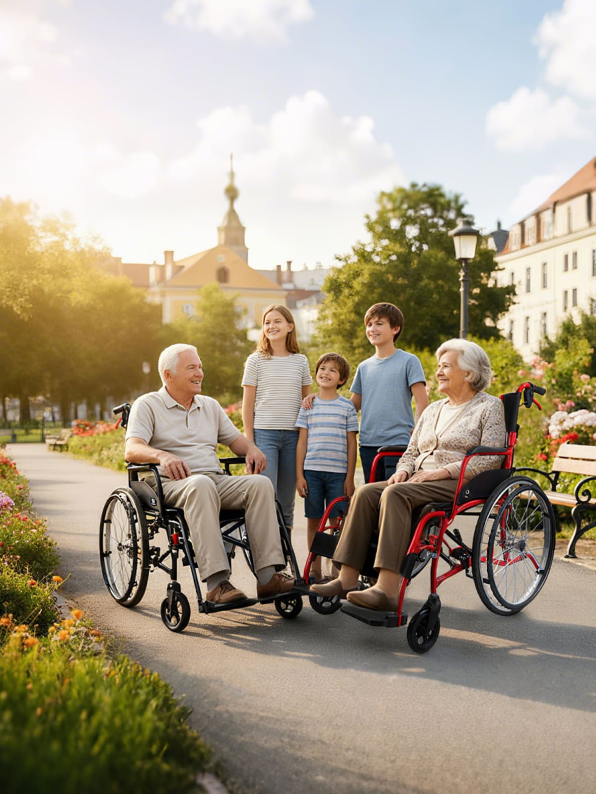 Load video: How to adjust rollator walker