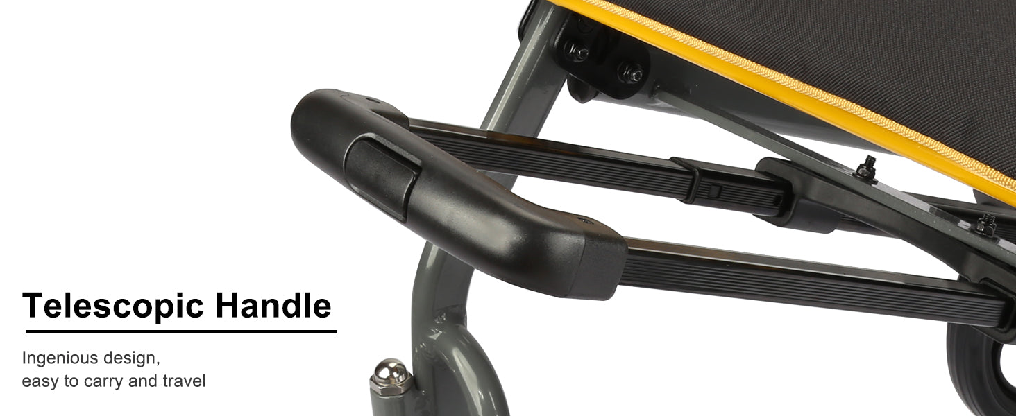 telescopic handle of wheelchair