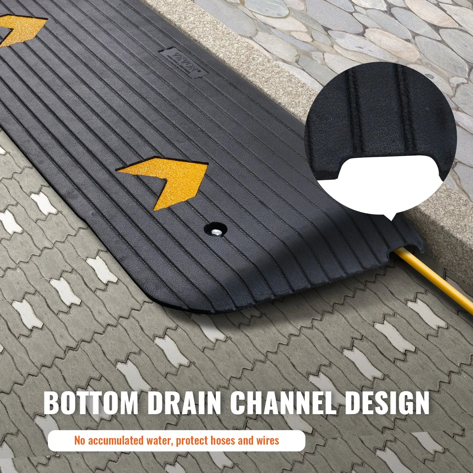 Rubber Threshold Ramp for Mobility Access