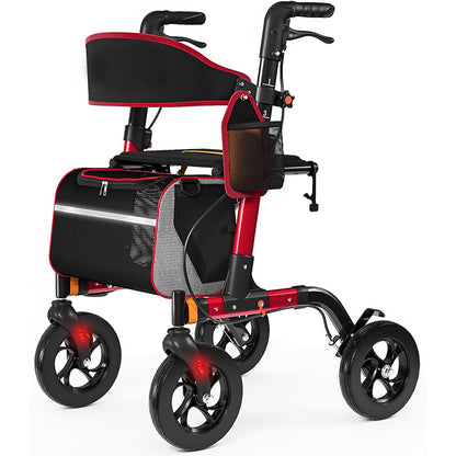 rollator with seat