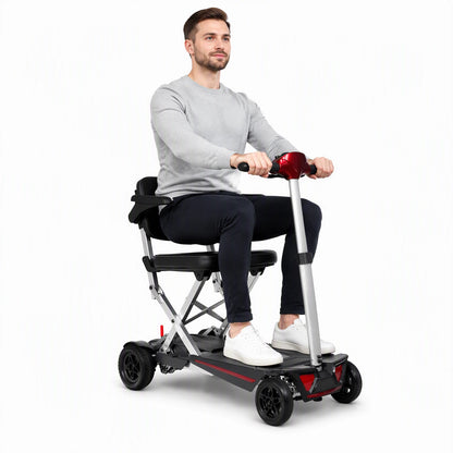 Mobifree Elektroroller mit Sitz für Erwachsene, große Reichweite, Elektromobil