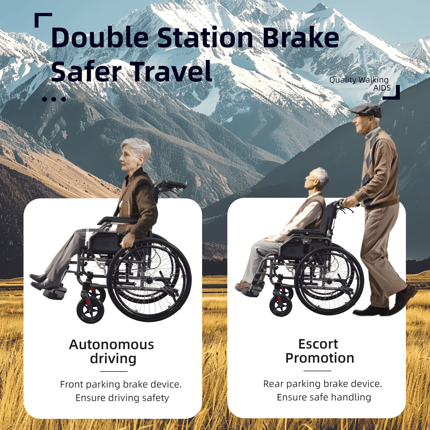 Multi-Functional Lightweight Wheelchair – Designed for Comfort & Independence
