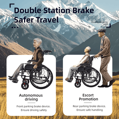 Multi-Functional Lightweight Wheelchair – Designed for Comfort & Independence