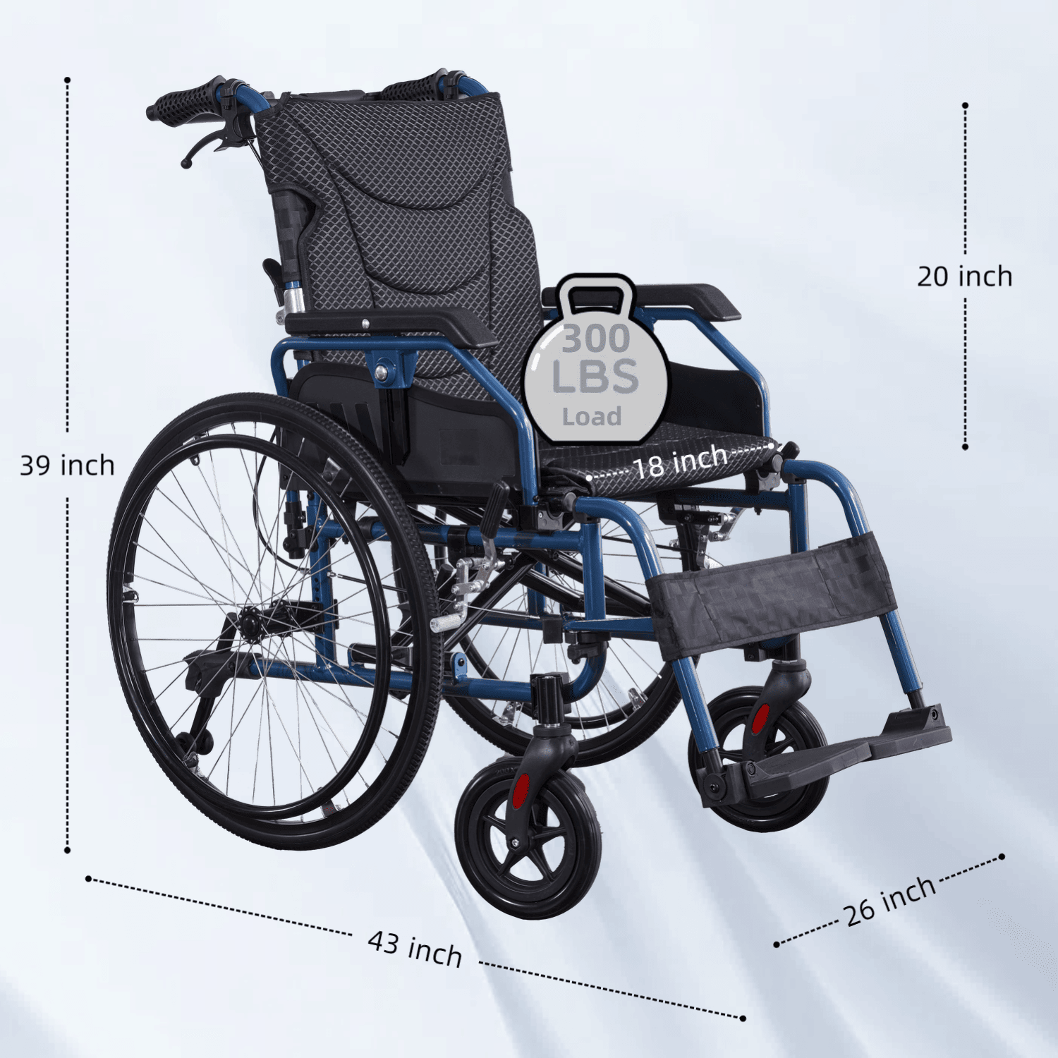 Multi-Functional Lightweight Wheelchair – Designed for Comfort & Independence