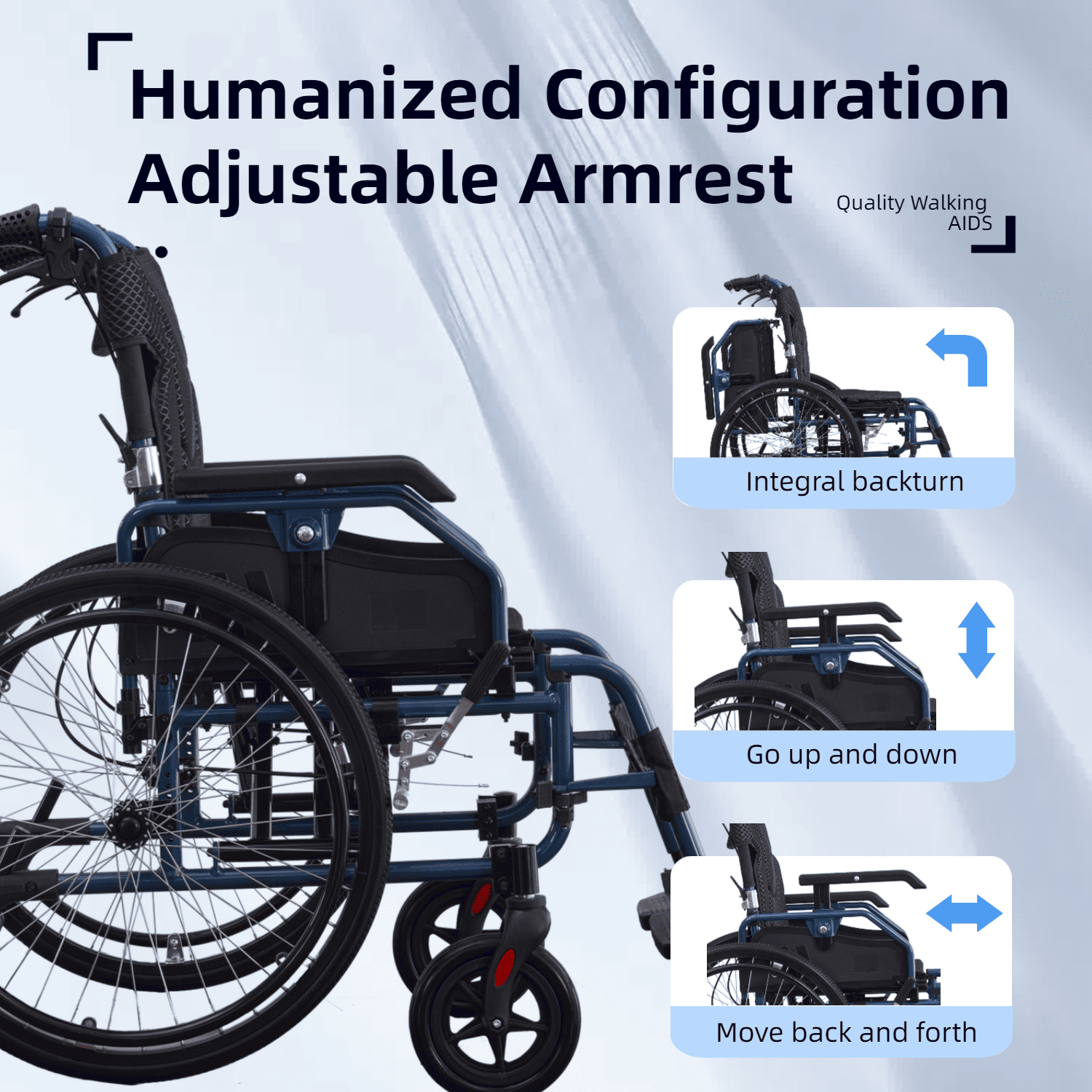 Multi-Functional Lightweight Wheelchair – Designed for Comfort & Independence