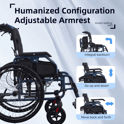 Multi-Functional Lightweight Wheelchair – Designed for Comfort & Independence