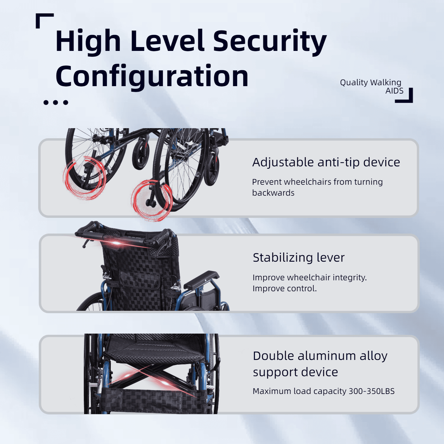 Multi-Functional Lightweight Wheelchair – Designed for Comfort & Independence